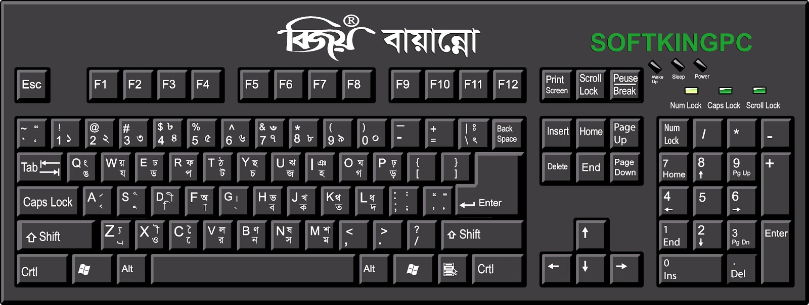 bijoy 52 keyboard bangla